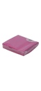 Serviettes 3 plis rose 200 x 200 mm  34 dessus