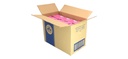 Serviettes 3 plis rose 200 x 200 mm colis